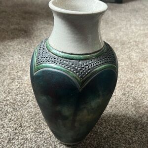 Christine Davis Raku Metallic Art Potterry